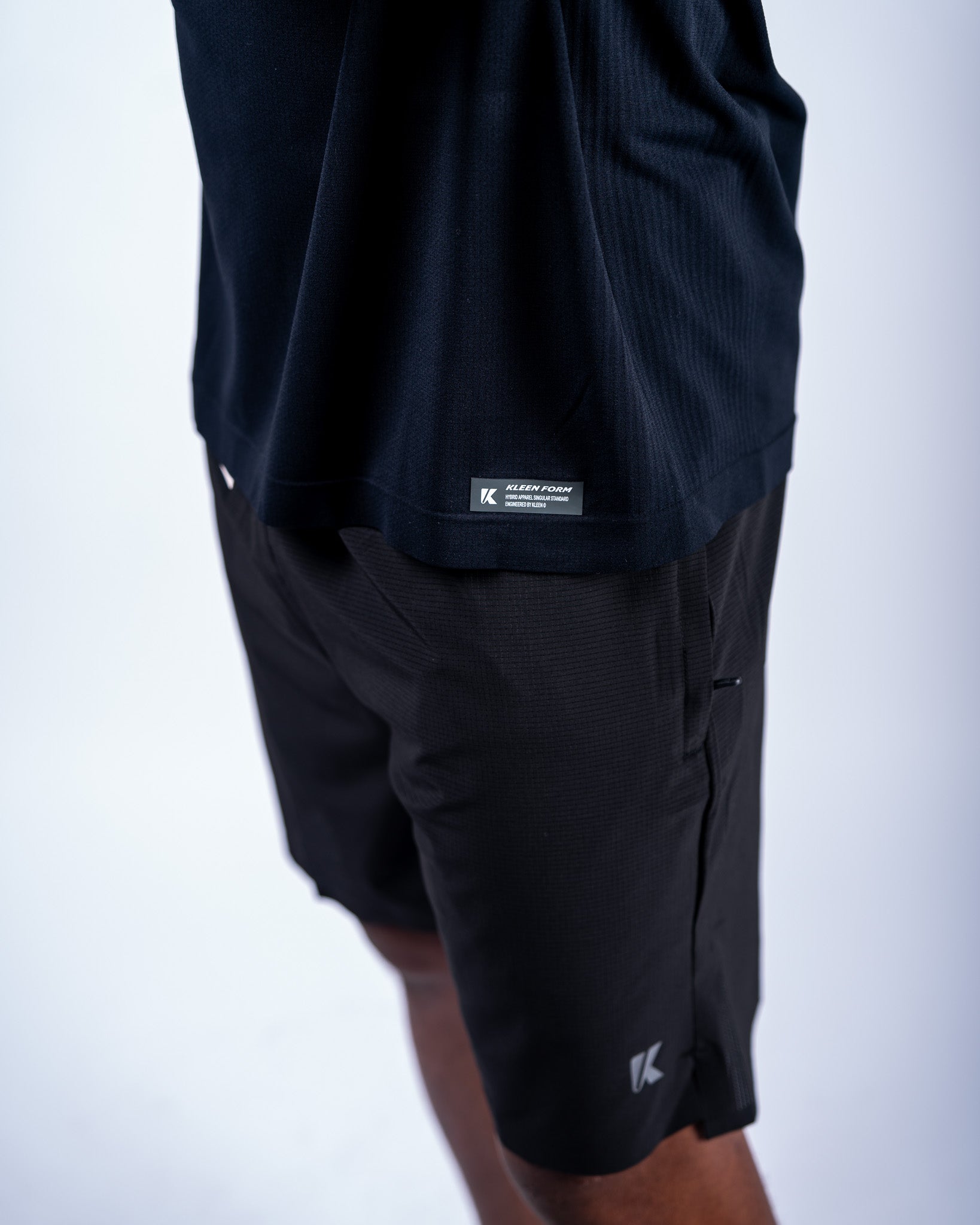 Black Hybrid Shorts