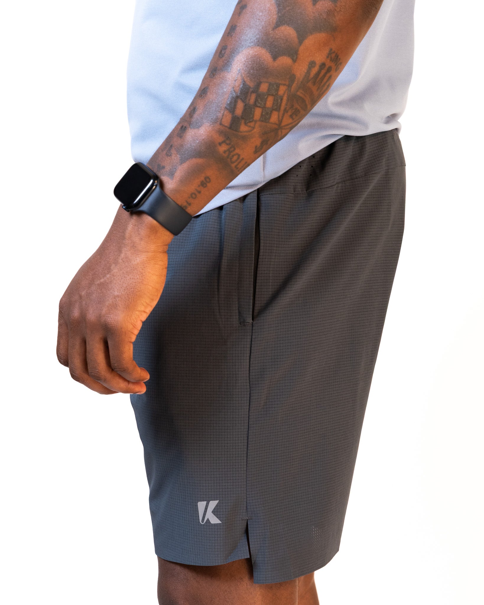 Cool Grey Hybrid Shorts